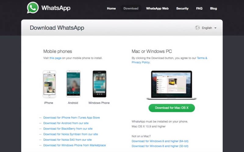whatsapp for desktop mac download
